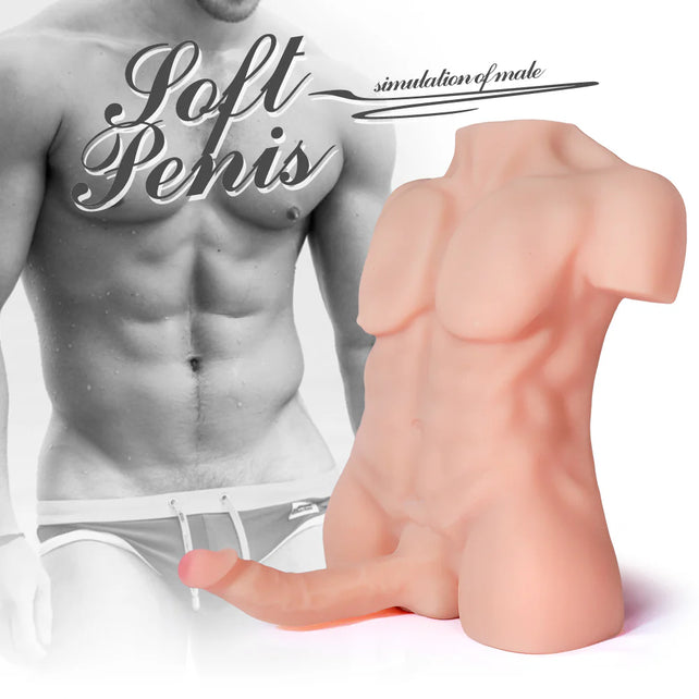 15.4lb Best Male Torso Sex Doll With Big Penis
