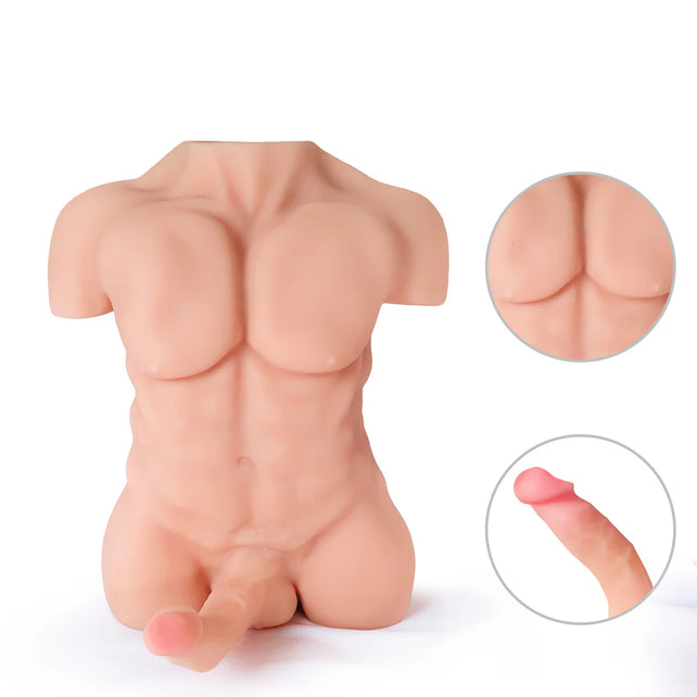 15.4lb Best Male Torso Sex Doll With Big Penis