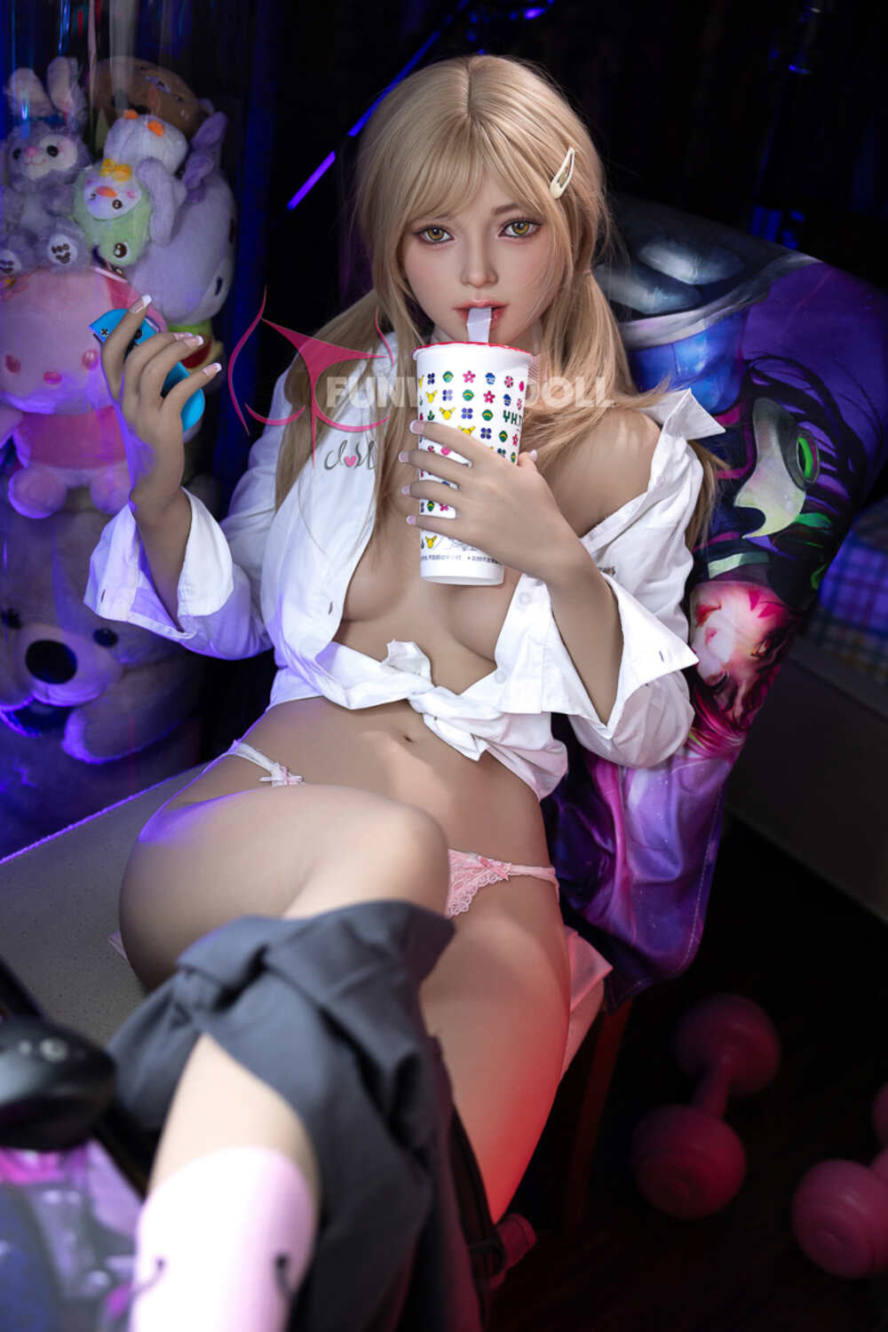 In Stock 5.30ft / 159cm A Cup New Sex Doll - FUNWESTDOLL Alice