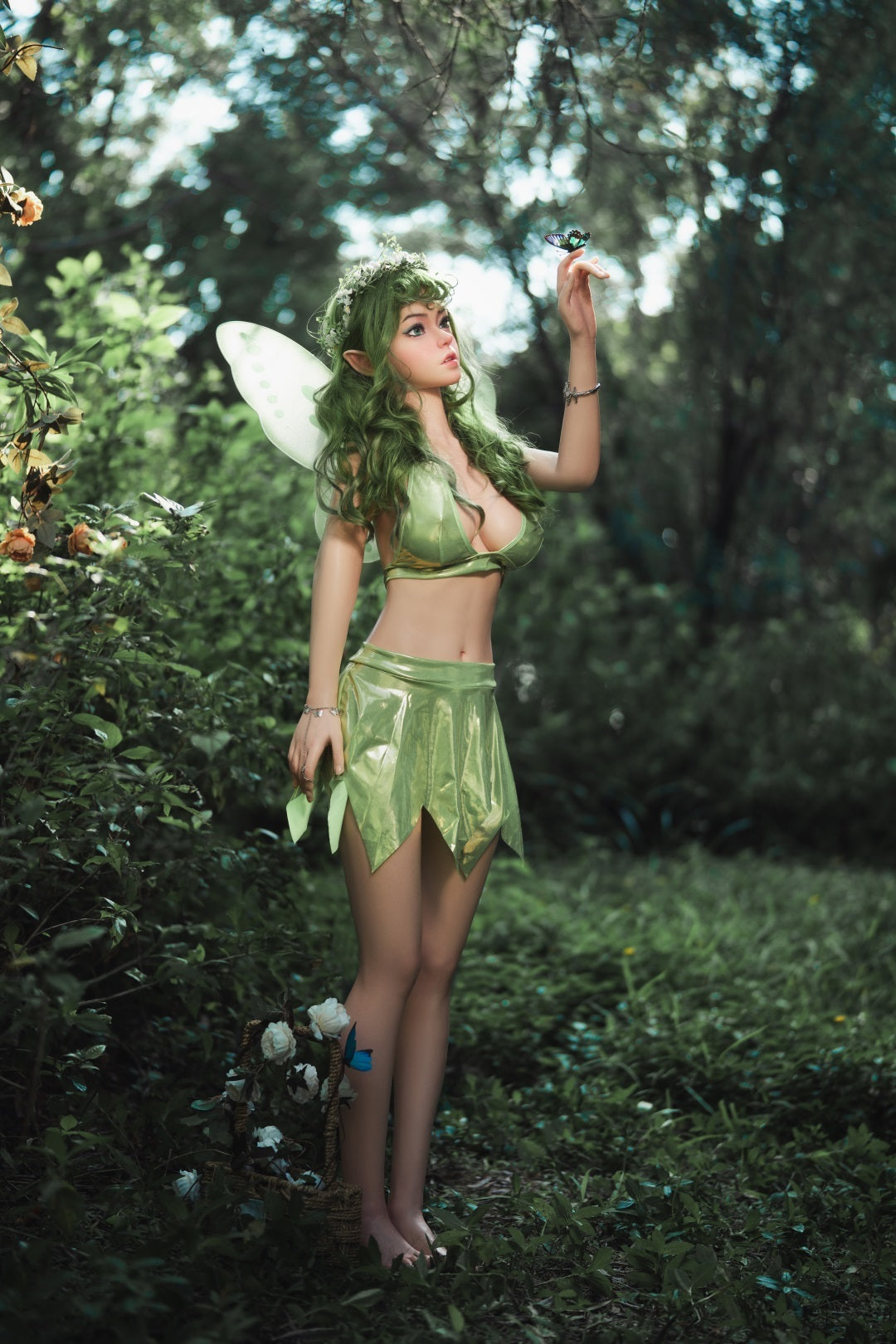 159cm / 5ft3 Forest Sprite Silicone Head Sex Doll - Orange In丨Teresa