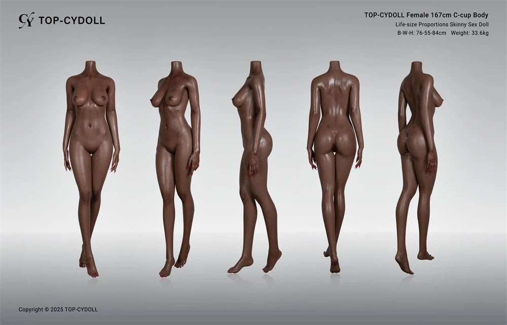 TOP-CY Doll I 5.5ft/167cm F Cup American Ebony Sex Dolls - Naomi