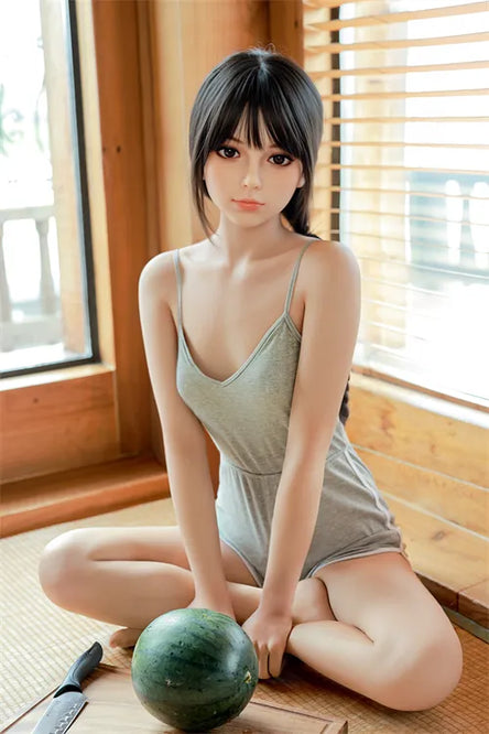 In Stock 150cm/4ft11 Flat Chest Samll Breast Asian Sex Doll – Paige