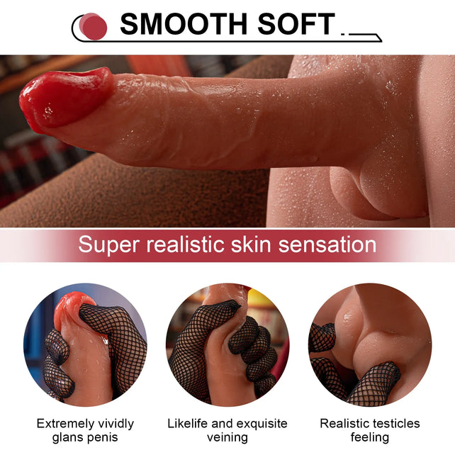 Clearance Sale In Stock I 10.82in/9.03lb Electric Rechargeable Male Sex Doll Ass Torso