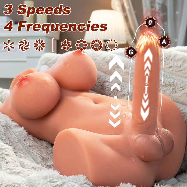 Clearance Sale In Stock I 16.82lb Electric Rechargeable Shemale Sex Doll Male Body Torso