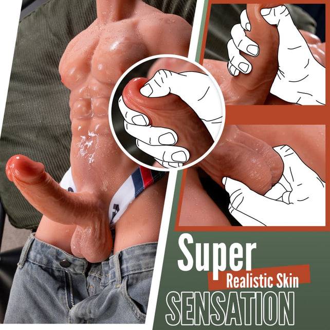 Clearance Sale In Stock I 20.94lb Electric Rechargeable Male Sex Doll Torsos