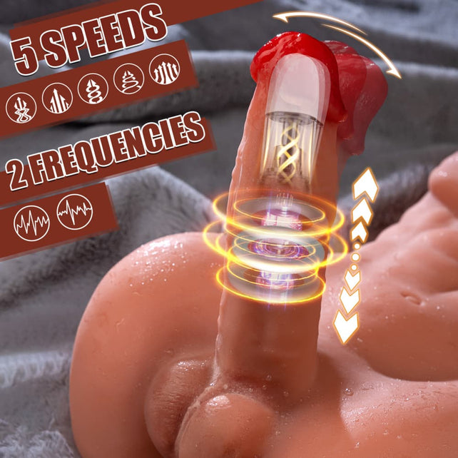 Clearance Sale In Stock I 14.9lb Electric Rechargeable Sex Doll Male Torso