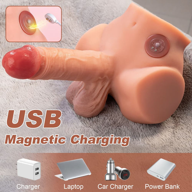 Clearance Sale In Stock I 5.11lb Electric Rechargeable Life Size Male Sex Doll Torso