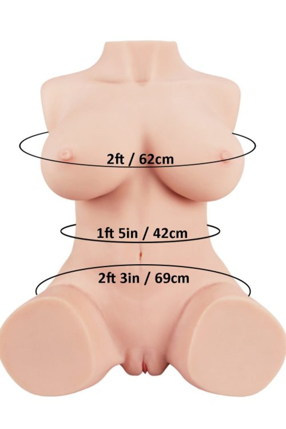 Tantaly I 41cm/1ft4 14.3LB Half Body Sex doll – Scarlett