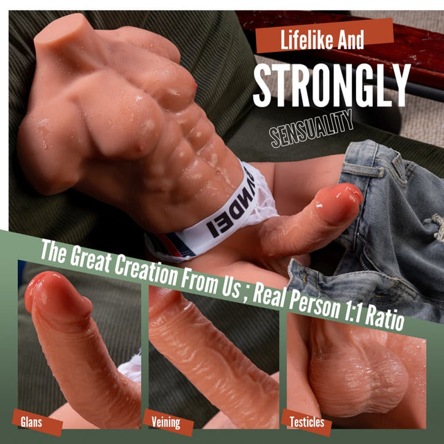 Clearance Sale In Stock I 20.94lb Electric Rechargeable Male Sex Doll Torsos