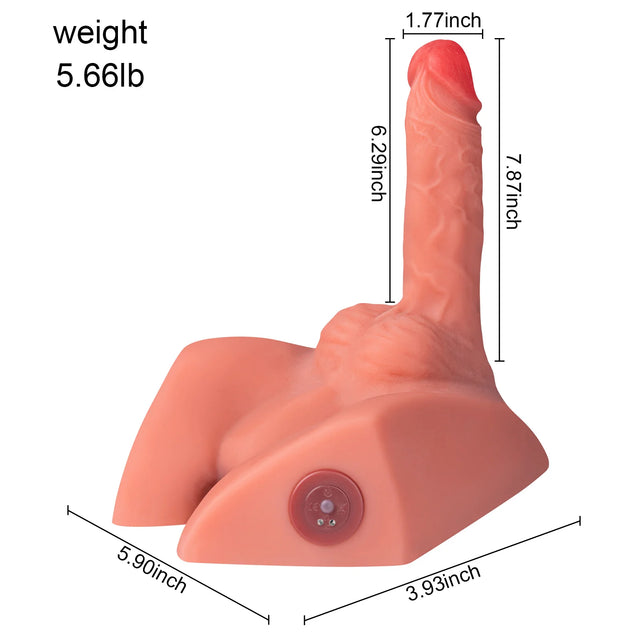 5.66lb Electric Rechargeable Sex Doll Ass Torso With Large Penis