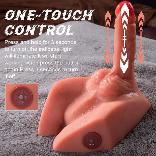 5.66lb Electric Rechargeable Sex Doll Ass Torso With Large Penis