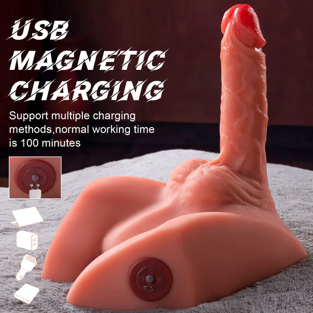 5.66lb Electric Rechargeable Sex Doll Ass Torso With Large Penis