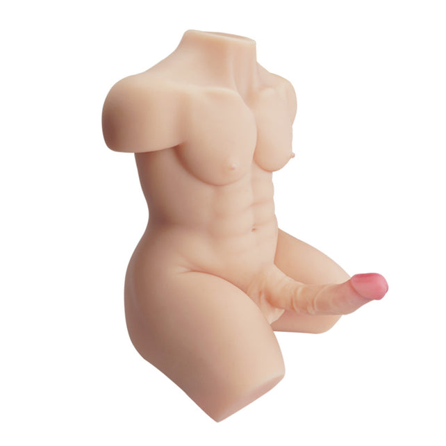 Tantaly I 54cm/1ft9 33.07LB Male Torso Sex Doll Threesome – Channing