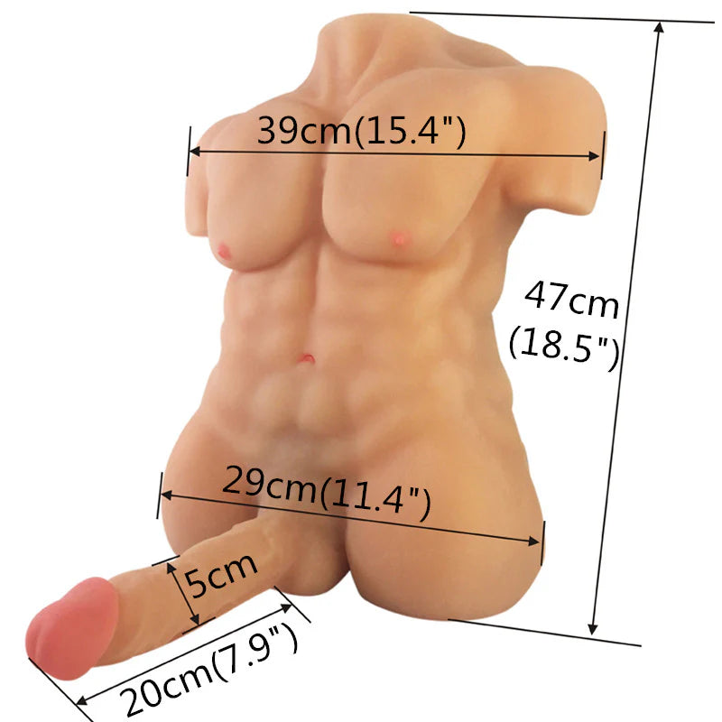 15.4lb Best Gay Male Sex Doll Torso