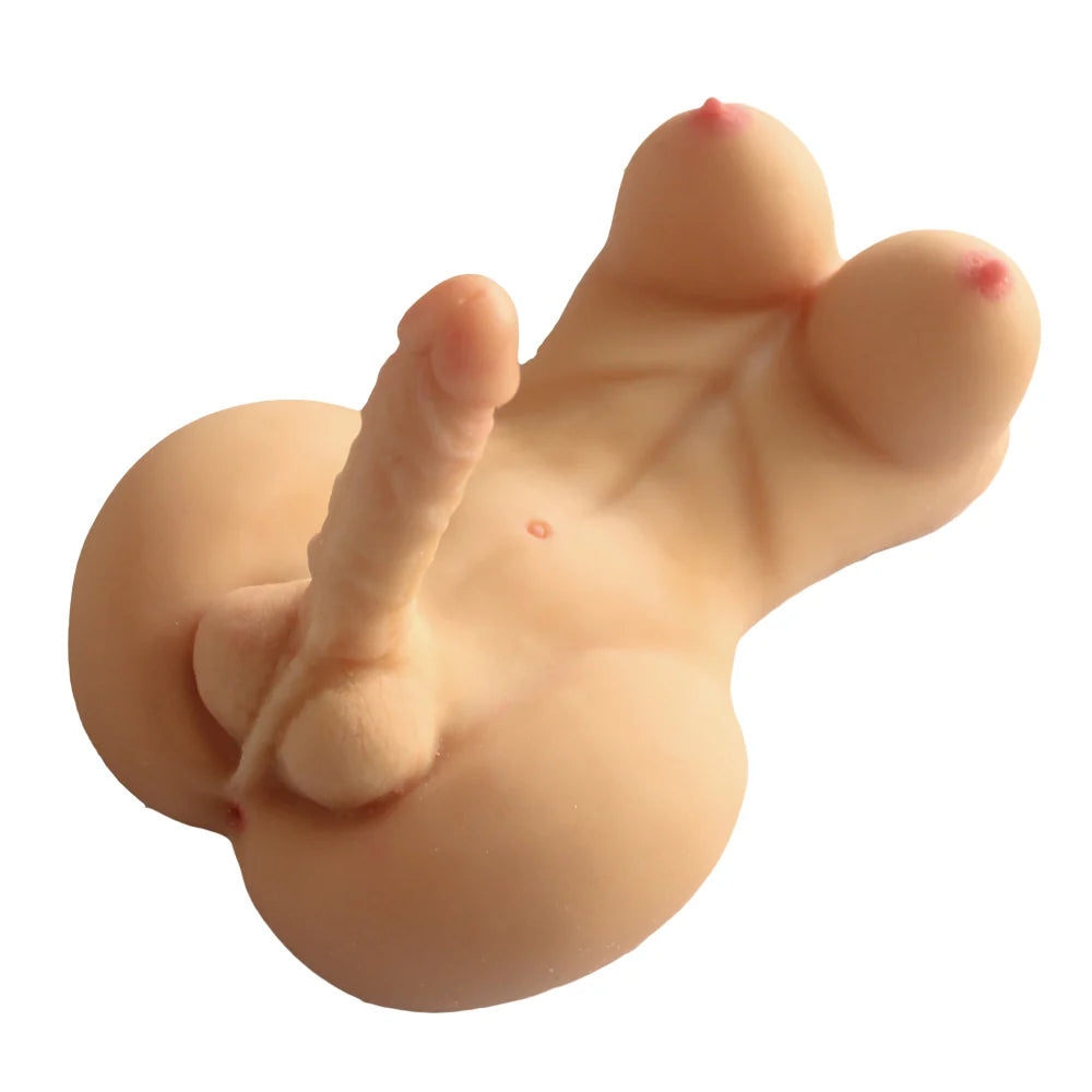 15.4lb Best Big Brest Trans Sex Doll With Huge Dildo