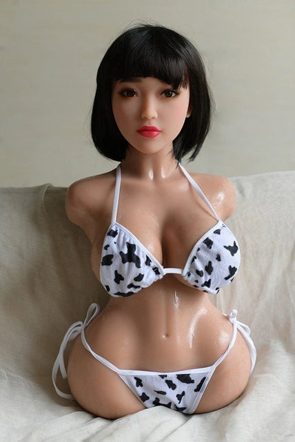 2.17ft/66cm New Sex Doll Torso With Head - Kinley