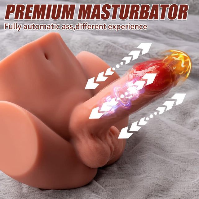 Clearance Sale In Stock I 5.95lb Electric Rechargeable Half Torso Male Sex Doll