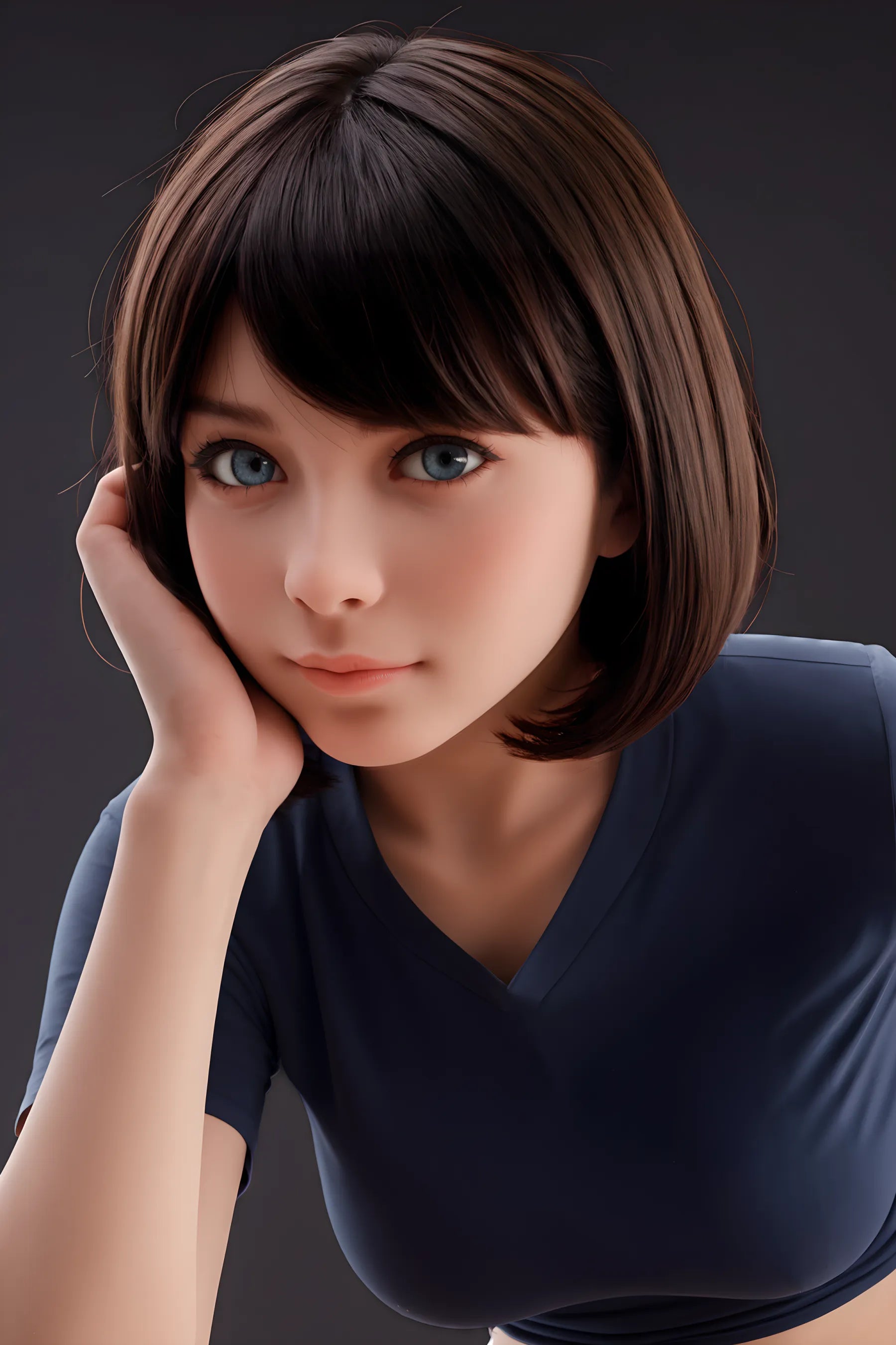 AIBEI I 4.95ft/151cm – Silicone Head Sex Doll Fat - Dora