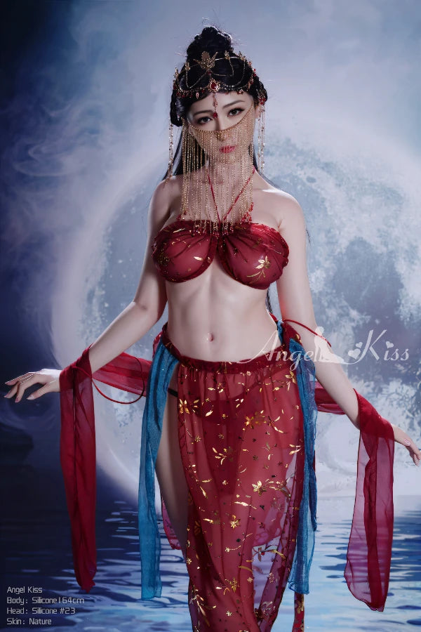 In Stock 5.5ft/165cm Asian Full Silicone Sex Doll With ROS Head (Free 2nd Head) - Khloe