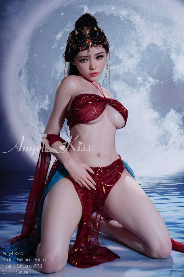 In Stock 5.5ft/165cm Asian Full Silicone Sex Doll With ROS Head (Free 2nd Head) - Khloe