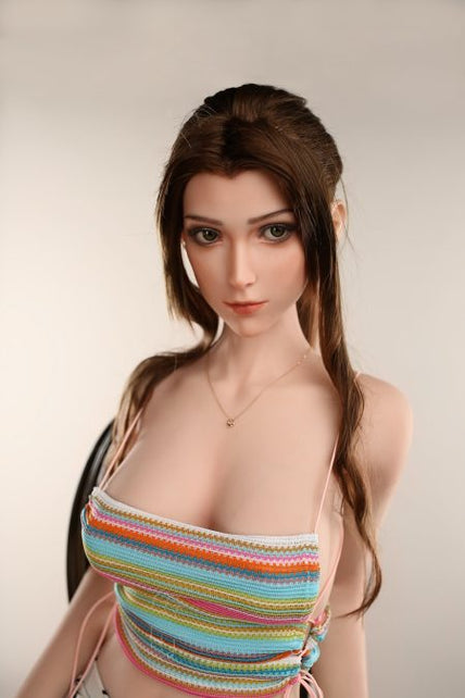 In Stock 5.58ft/170cm Silicone Head Implanted Hair Tifa Sex Doll