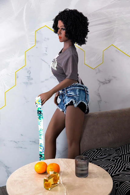 JX Doll I In Stock 5.2ft/158cm Cheap Black Sex Dolls – Ketty