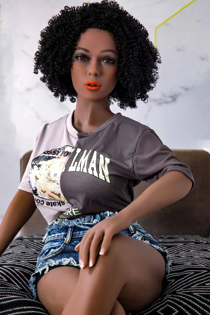 JX Doll I In Stock 5.2ft/158cm Cheap Black Sex Dolls – Ketty