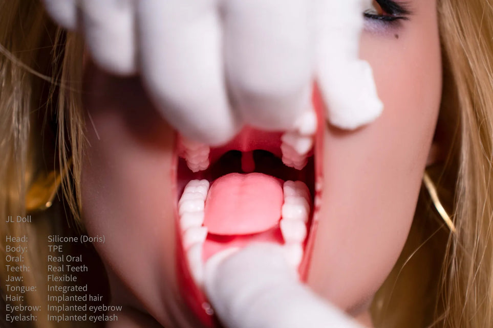 Jarliet Doll I In Stock 4ft10/148cm ROS Silicone Head+TPE Body Sex Doll - Doris