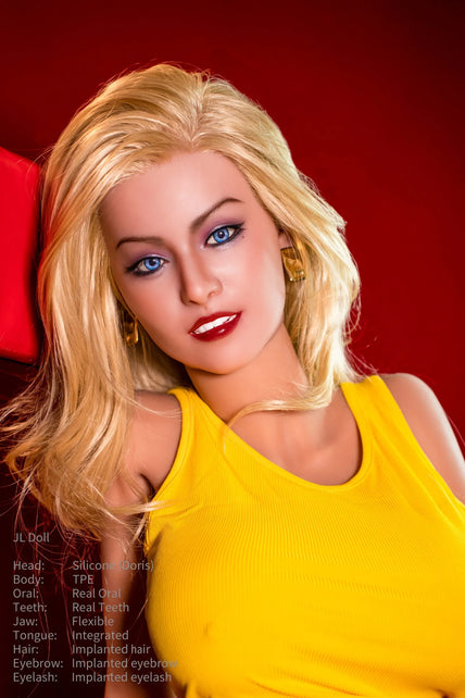 Jarliet Doll I In Stock 4ft10/148cm ROS Silicone Head+TPE Body Sex Doll - Doris