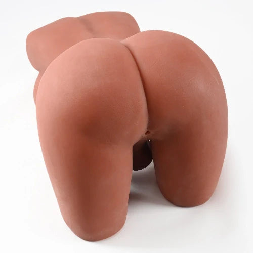 21.6In/19.8lb Femboy Ebony Sex Doll Torso