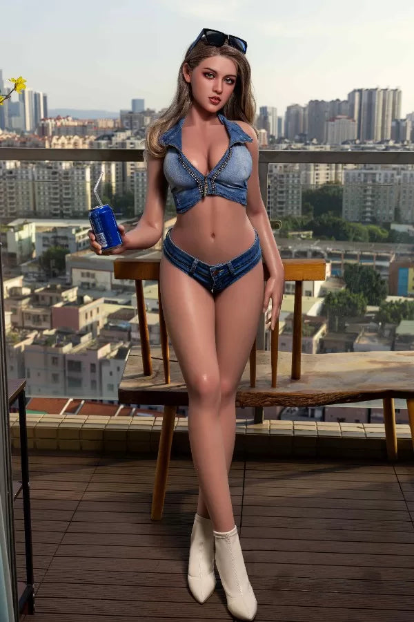 168cm / 5ft6 Ultra Realistic Silicone Sex Doll High Quality - Dime Doll: Greta