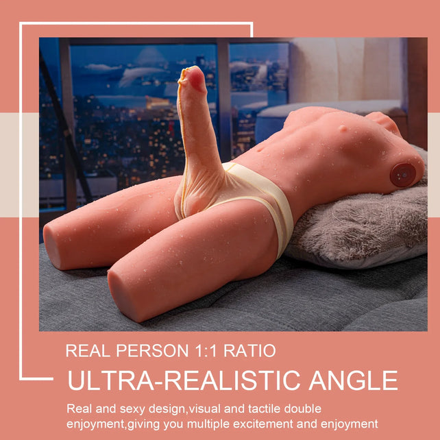 Clearance Sale In Stock I 21.65in/17.63lb Electric Male Sex Torso Doll