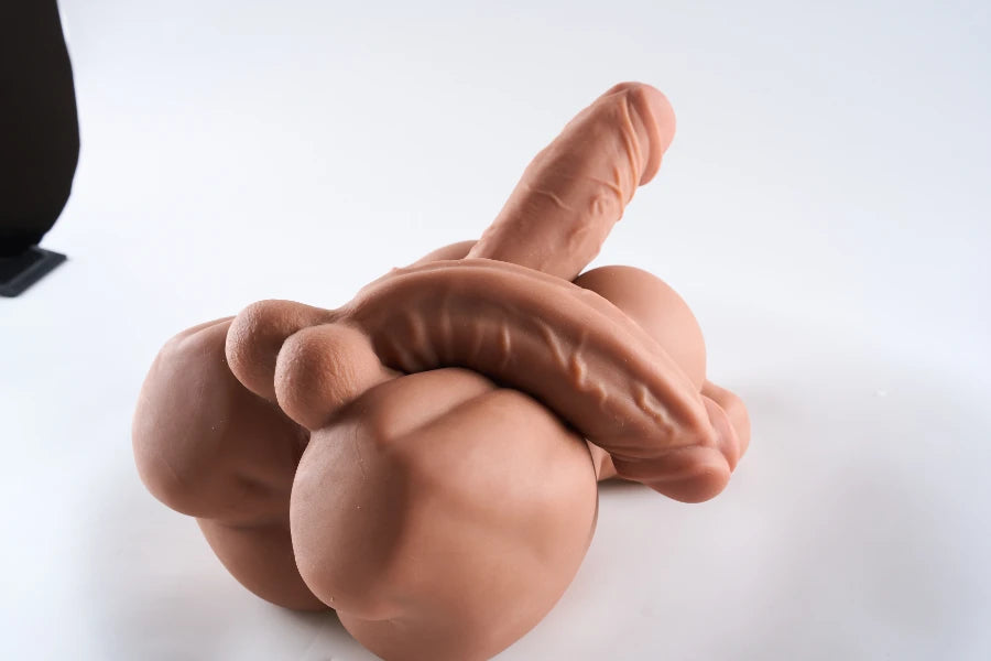 4.1kg/9.0lbs Futa Sex Doll Torso With Dual Penis