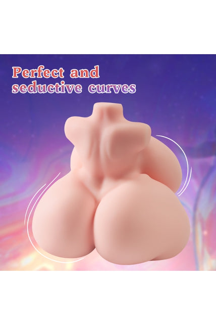 9.3kg/20.5lbs Futa Torso Sex Doll With Penetrable Penis and Tits