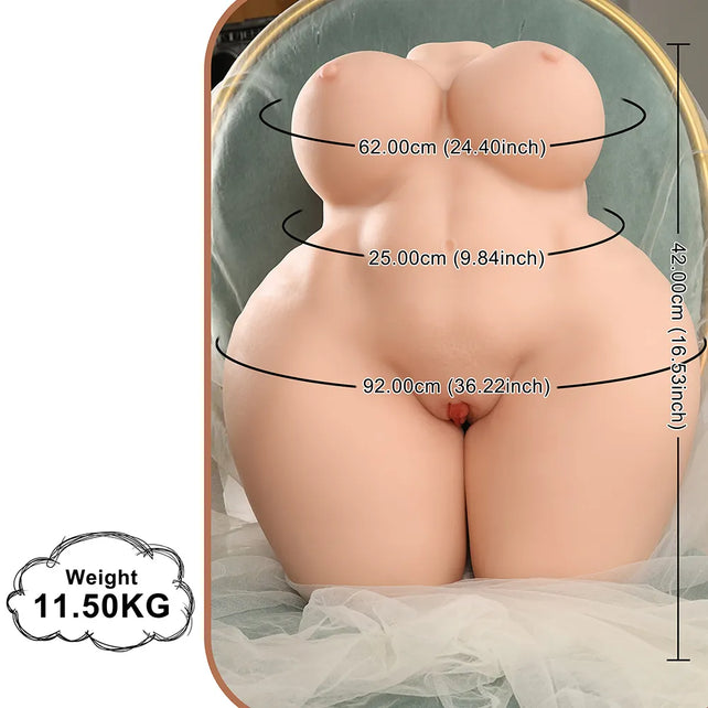 In Stock 42cm/16.5lb Torso Sex Doll- Aileen