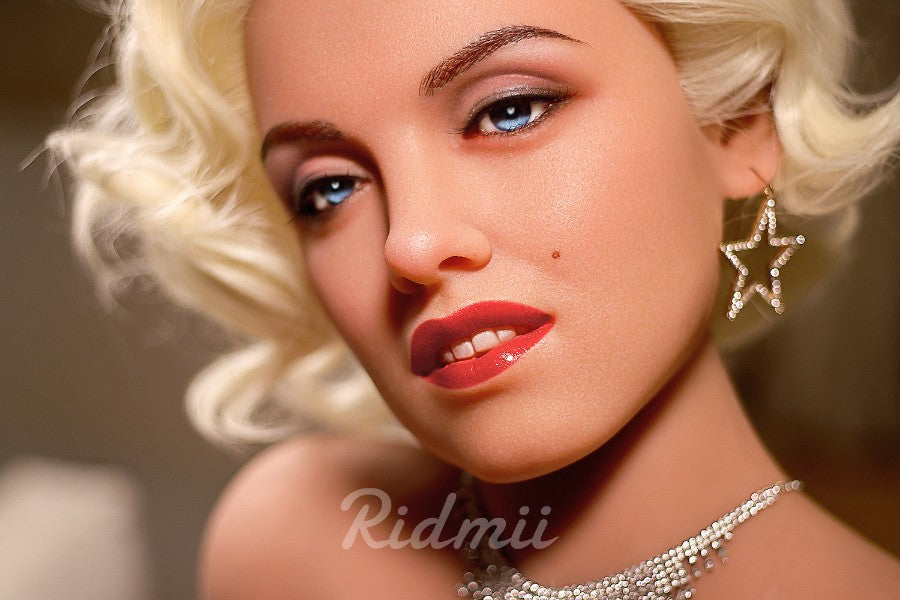 5ft2 / 158cm Silicone Head American Blonde Celebrity Sex Doll - Lena