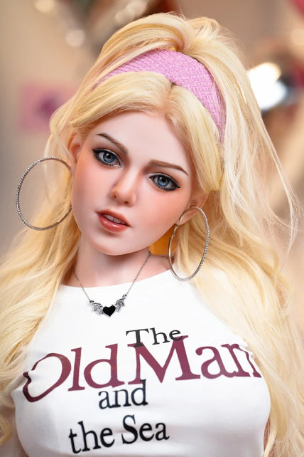 US Stock 5.25ft/160cm Blond Sex Dolls With Silicone Head – Aliya