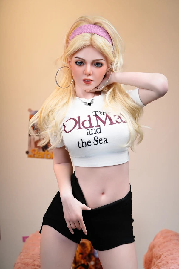 US Stock 5.25ft/160cm Blond Sex Dolls With Silicone Head – Aliya