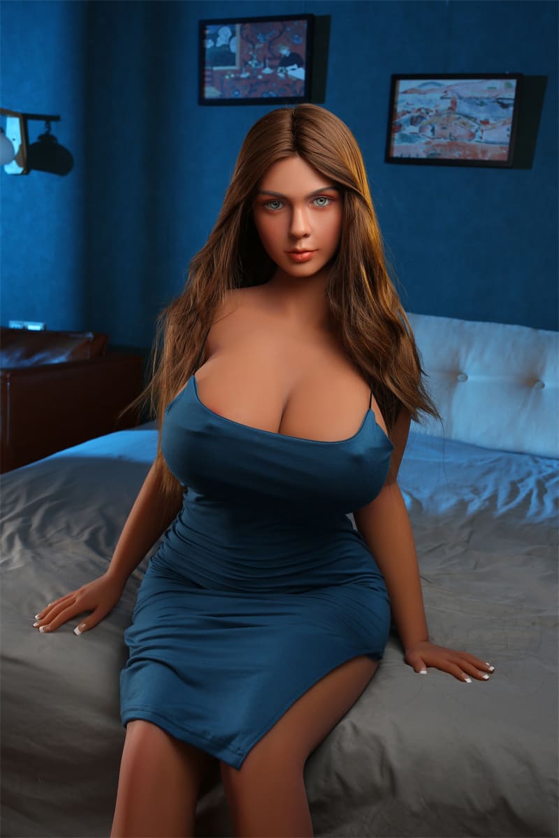 In Stock 5.5ft / 162cm Silicone Head Big Boobs Sex Doll - Phaedra