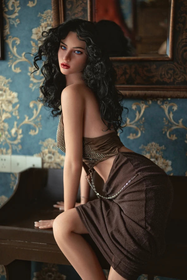 5ft8/173cm Tall Small Breast Silicone Sex Doll - Athena