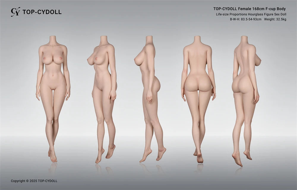 TOP-CY Doll I 5.51ft/168cm F Cup Best Long Black Sex Dolls - Talia