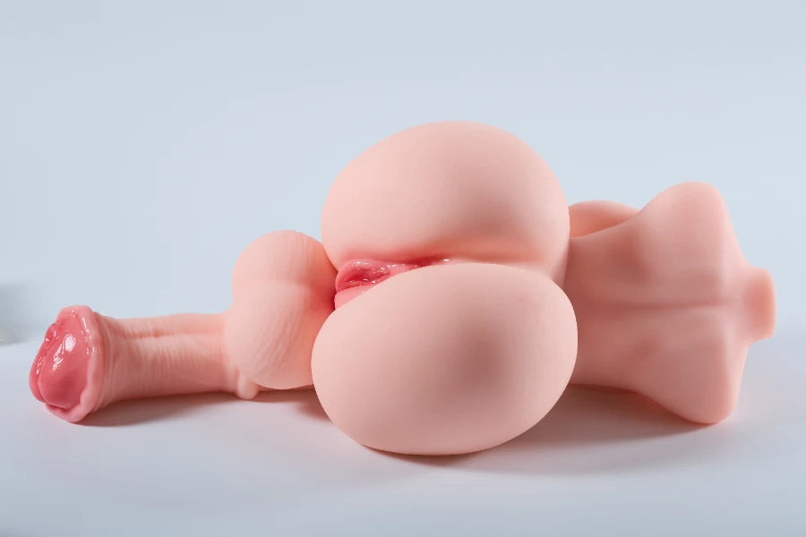 4.6kg/10.1lbs Futa Torso Sex Doll With Penetrable Penis