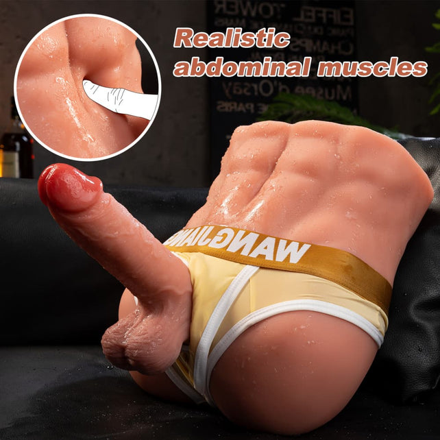 Clearance Sale In Stock I 16.34lb Electric Rechargeable Male Torso Sex Doll With Big Dick