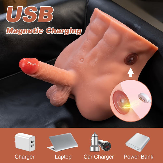 Clearance Sale In Stock I 16.34lb Electric Rechargeable Male Torso Sex Doll With Big Dick