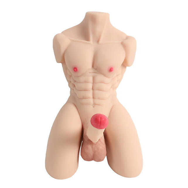 11.0lb Muscular Gay Sex Dolls Torso With Big Dildo