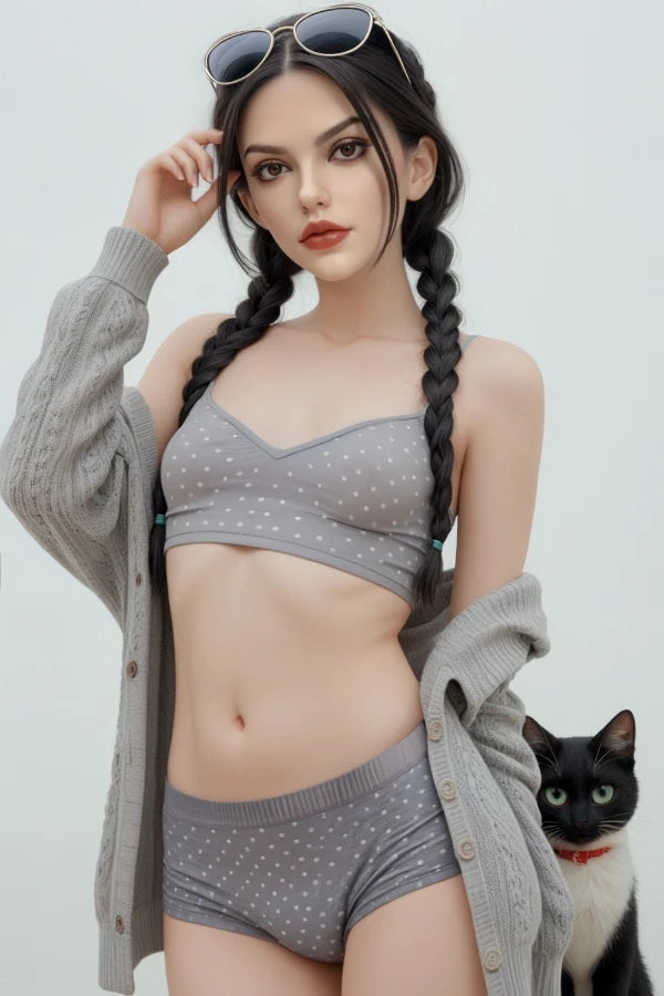 5.1ft/159cm Lifelike A Cup Sex Doll – Alana