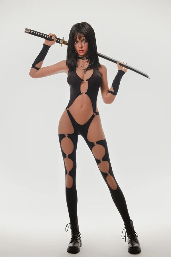 5ft5/166cm Silicone Head Moving Hip Sex Doll - Riley