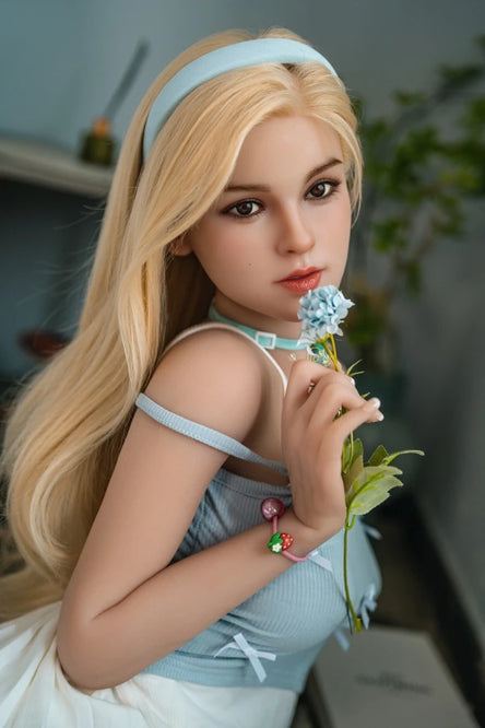 SY Doll I In Stock 150cm/4ft11 D-cup Ros Head Blonde Sex Doll - Milan