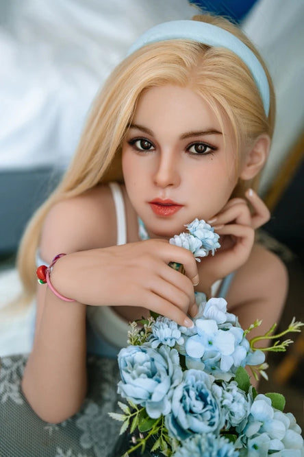 SY Doll I In Stock 150cm/4ft11 D-cup Ros Head Blonde Sex Doll - Milan