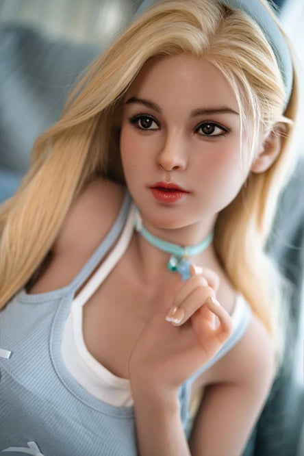 SY Doll I In Stock 150cm/4ft11 D-cup Ros Head Blonde Sex Doll - Milan